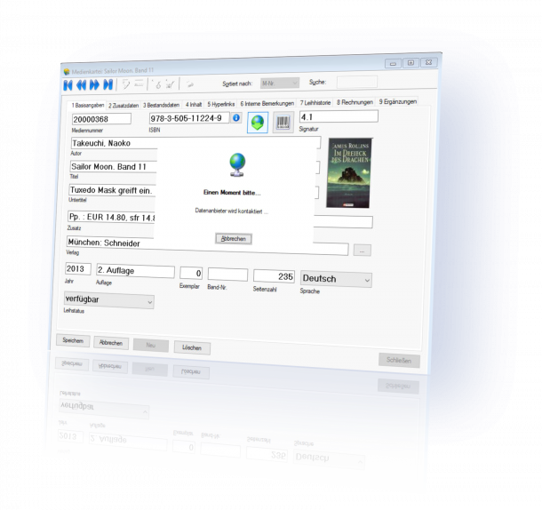 Eindrücke Bibliothekssoftware / Software für Schule und Bibliothek